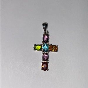 Jeweled Cross pendant